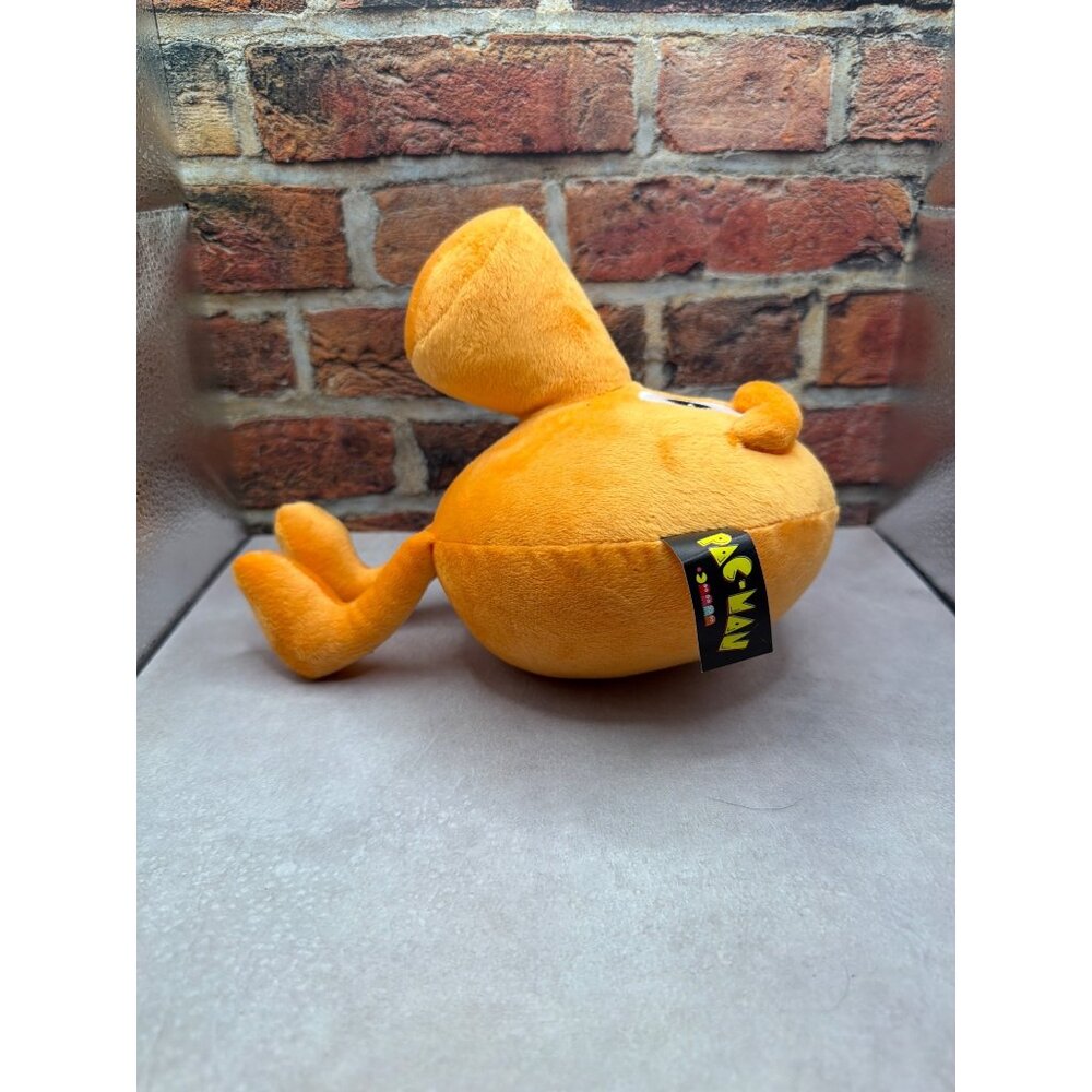 Pac-Man QBert Plush Toy 8" Orange Soft Stuffed Animal Retro Gamer Collectible - Picture 3 of 3